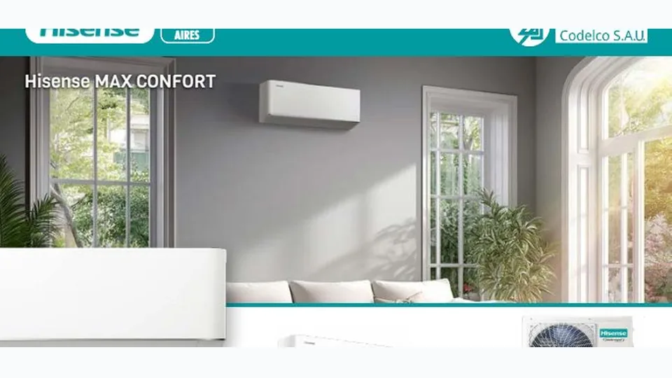 Hisense Max Comfort, imagen de la gama del catálogo técnico